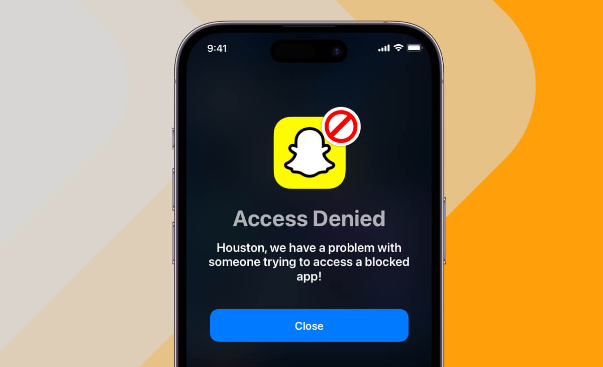 How To Lock Snapchat App On iPhone Image