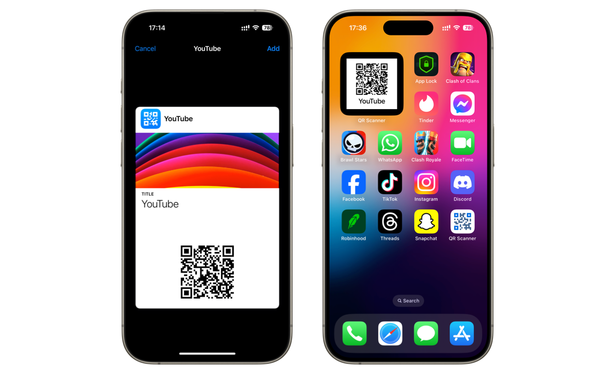 Step 2: Add to Apple Wallet or Display as a Widget