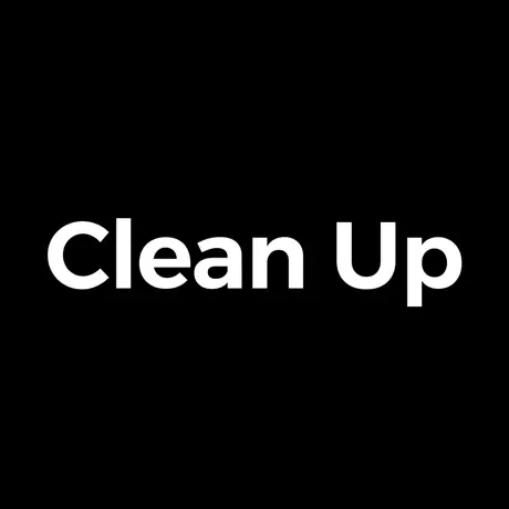 Clean Up iPhone App Icon